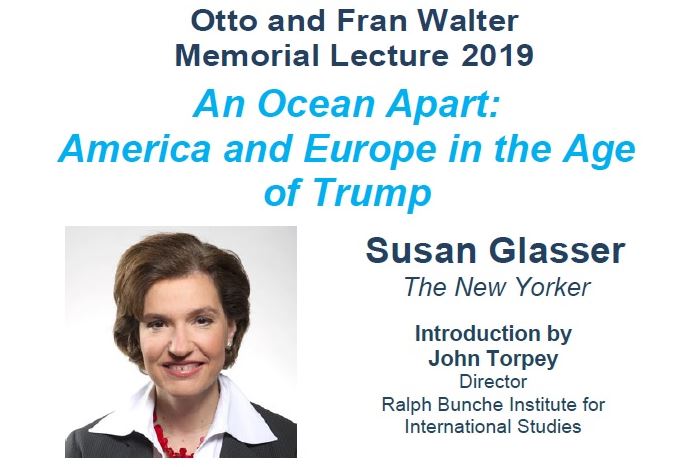 Otto and Fran Walter Memorial Lecture 2019