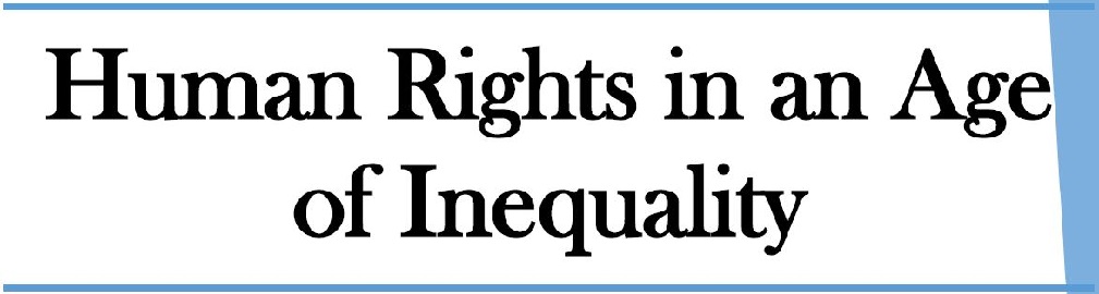 Human Rights in an Age of Inequality | October 6th