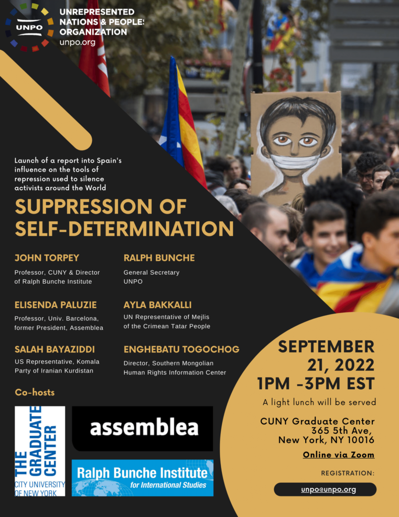 Event: Suppression of Self-Determination