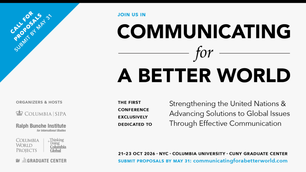 Call for Proposals: UN Communicating for a Better World