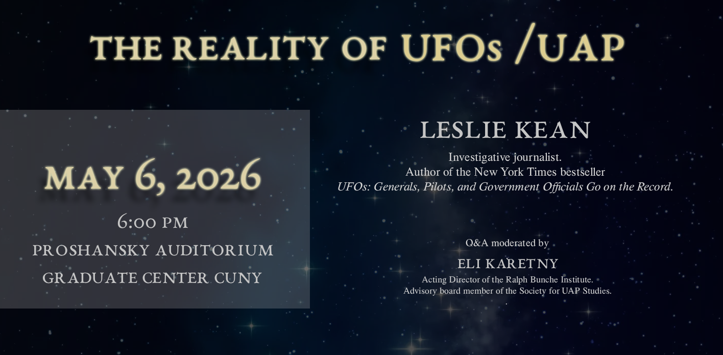 The Reality of UFOs/UAP